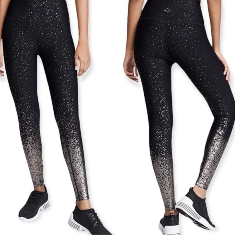 Beyond Yoga Black Sparkle Women's Leggings